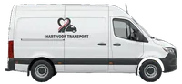 Grote bestelbus voor zwaarder of groter transport