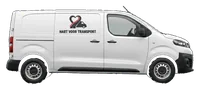Middelgrote bestelbus voor transportdiensten